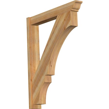 Ekena Millwork Balboa Traditional Rough Sawn Outlooker, Western Red Cedar, 6"W x 38"D x 46"H OUT06X38X46BOA01RWR